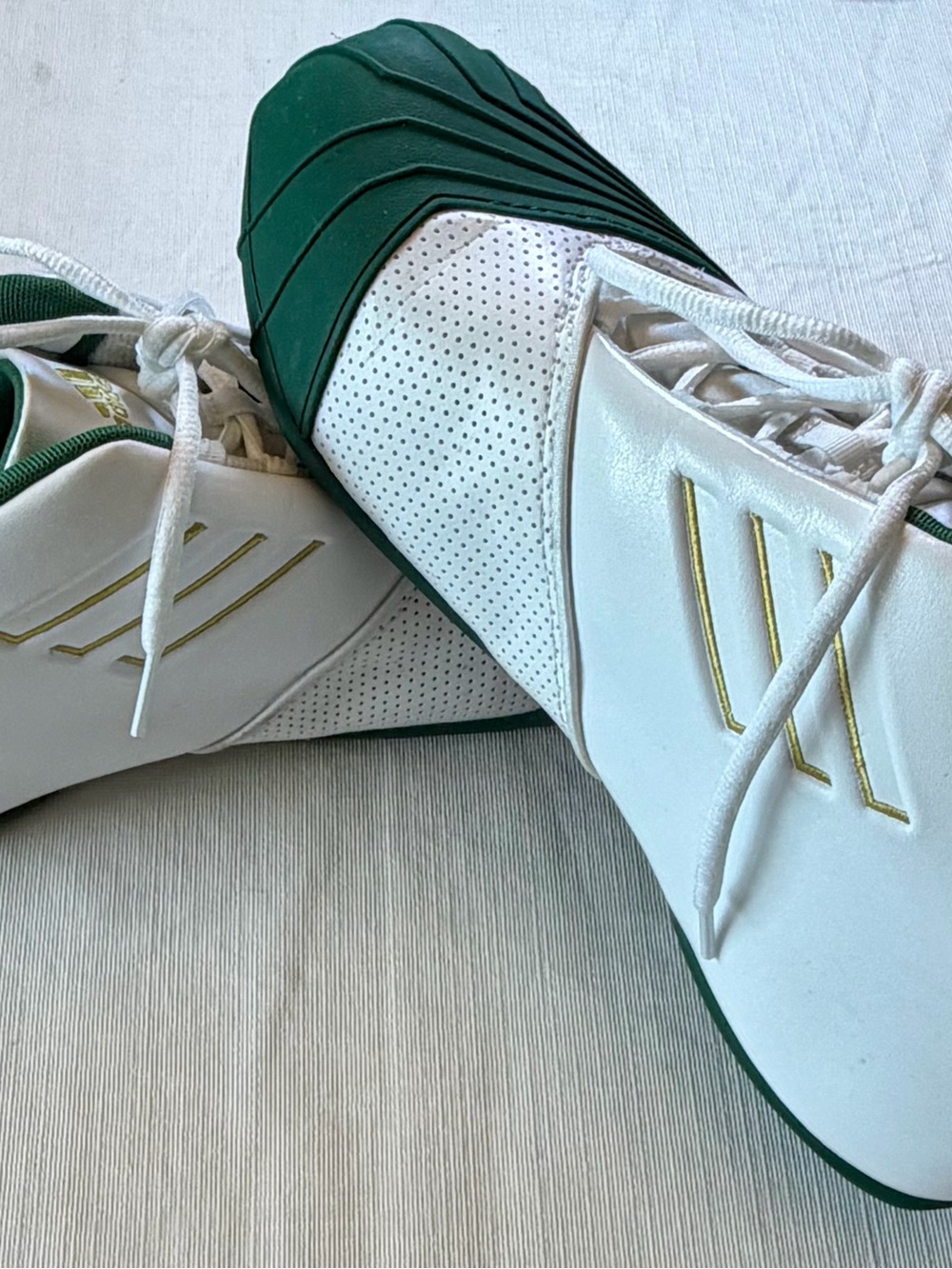 Adidas T-Mac 1 Labron Irish Green men’s basketball Sneakers with gold